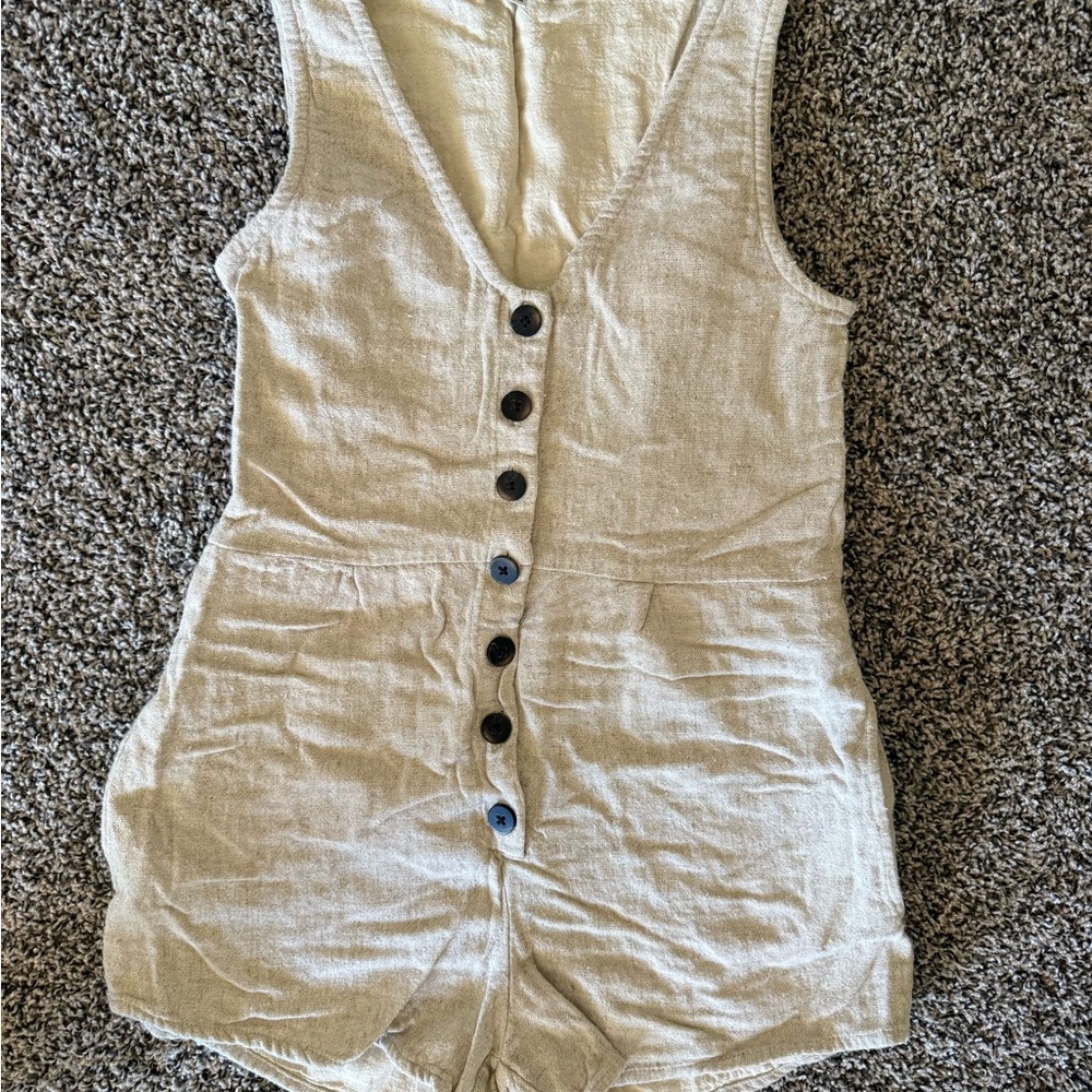 Madewell Linen romper